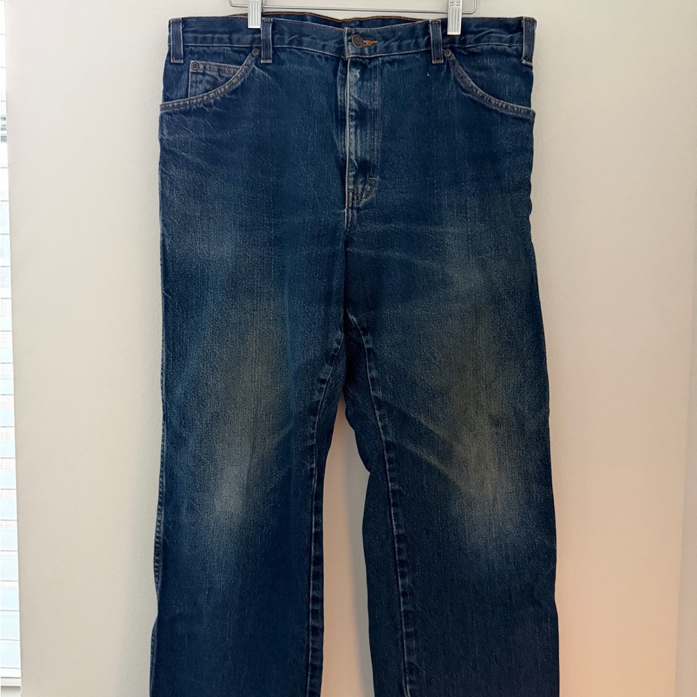 Dickies Classic Blue Denim Jeans 36x30 Sunfaded